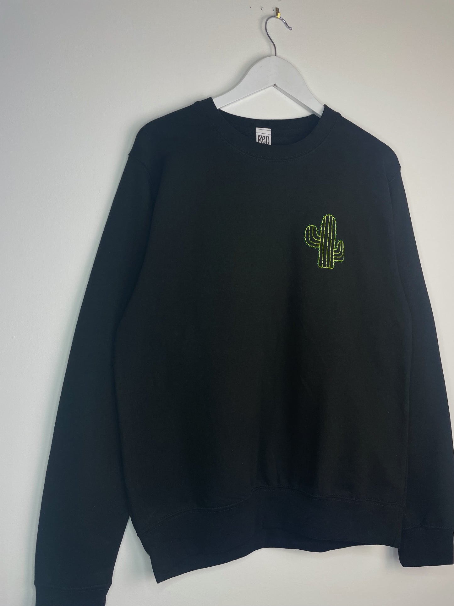 Cactus Hand Embroidered Sweatshirt