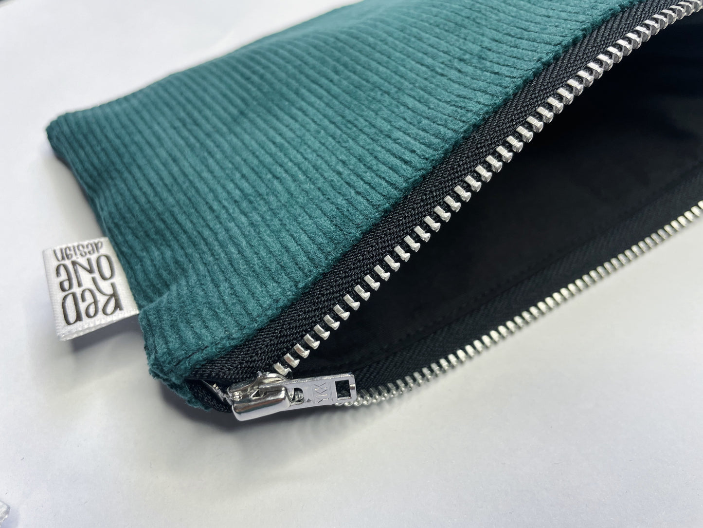 Handmade Corduroy Zip Pouch | Cord Pencil Case | Small Coin Purse Make-up Pouch