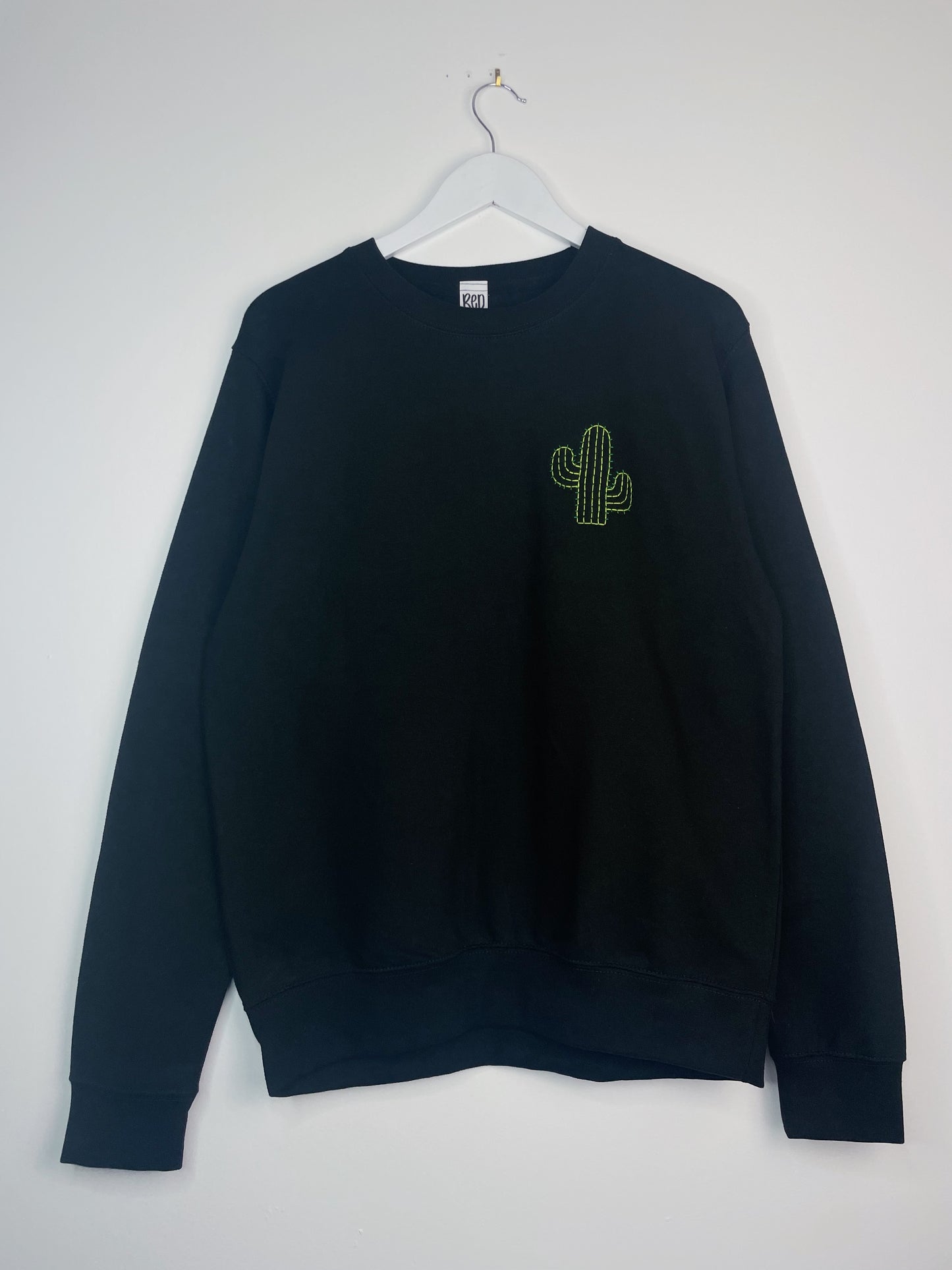 Cactus Hand Embroidered Sweatshirt
