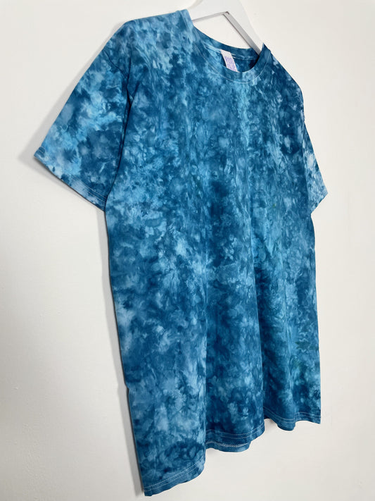 XL | Ocean Blue Ice Dye T-Shirt