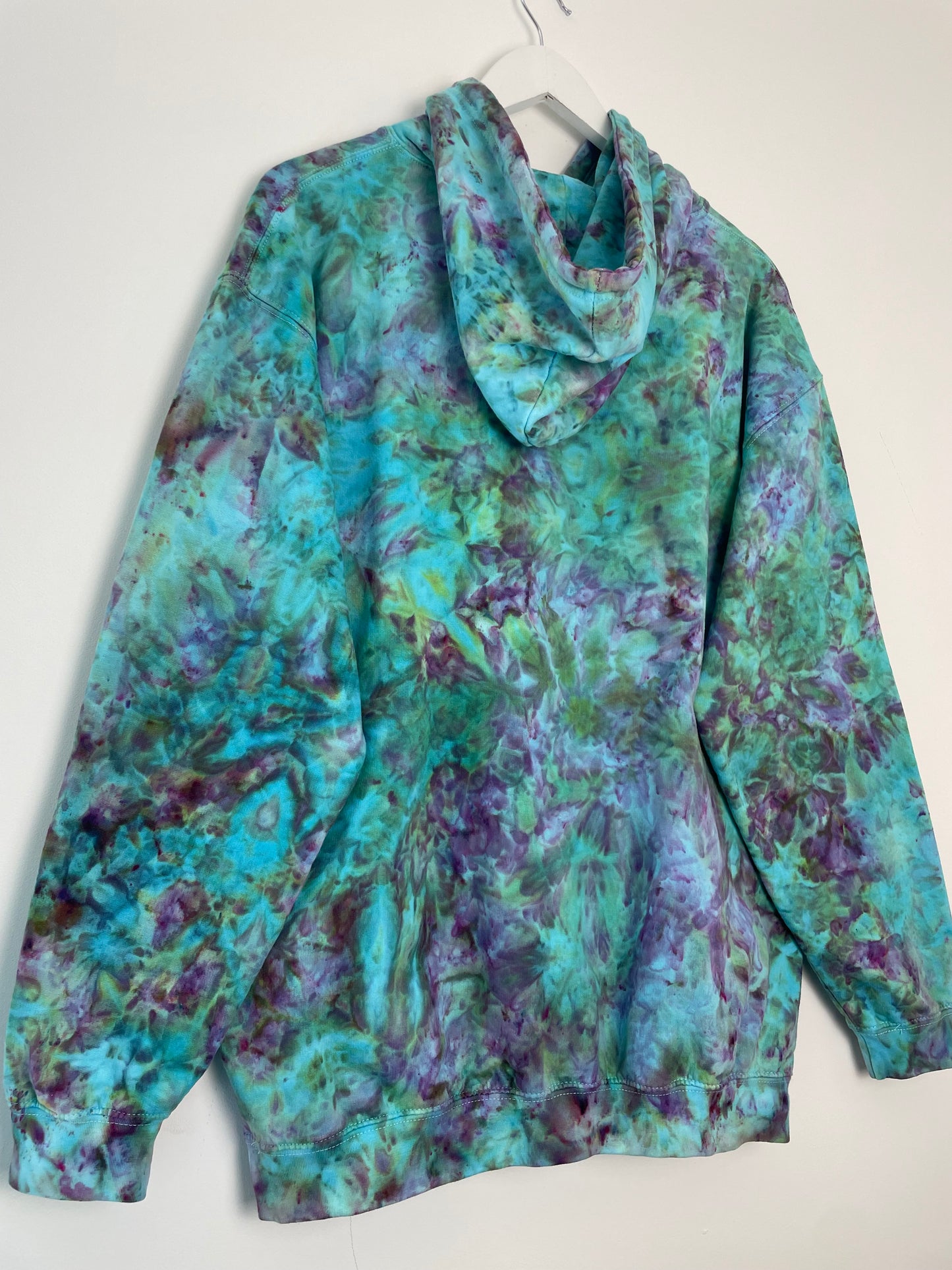 XL | Ice Dye Hand Dyed Pullover Hoodie