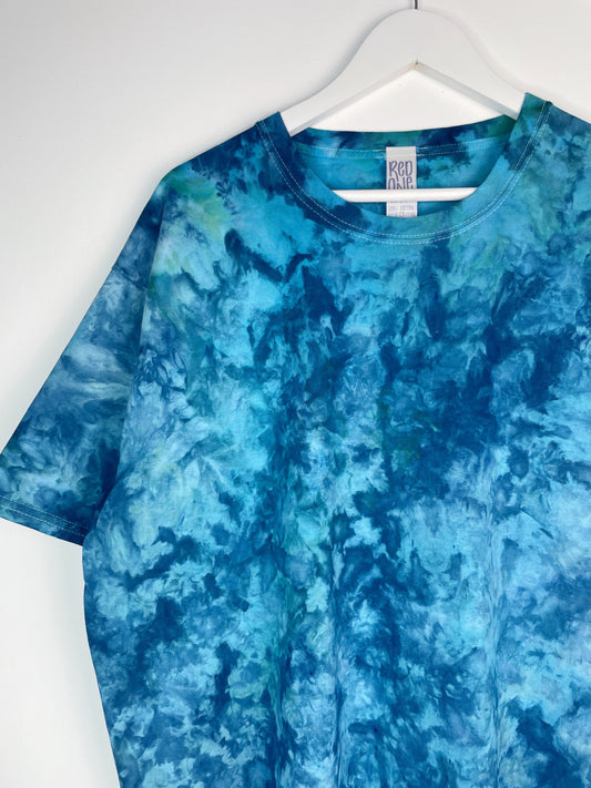 XL | Ocean Blue Ice Dye T-Shirt