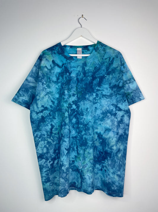 XL | Ocean Blue Ice Dye T-Shirt