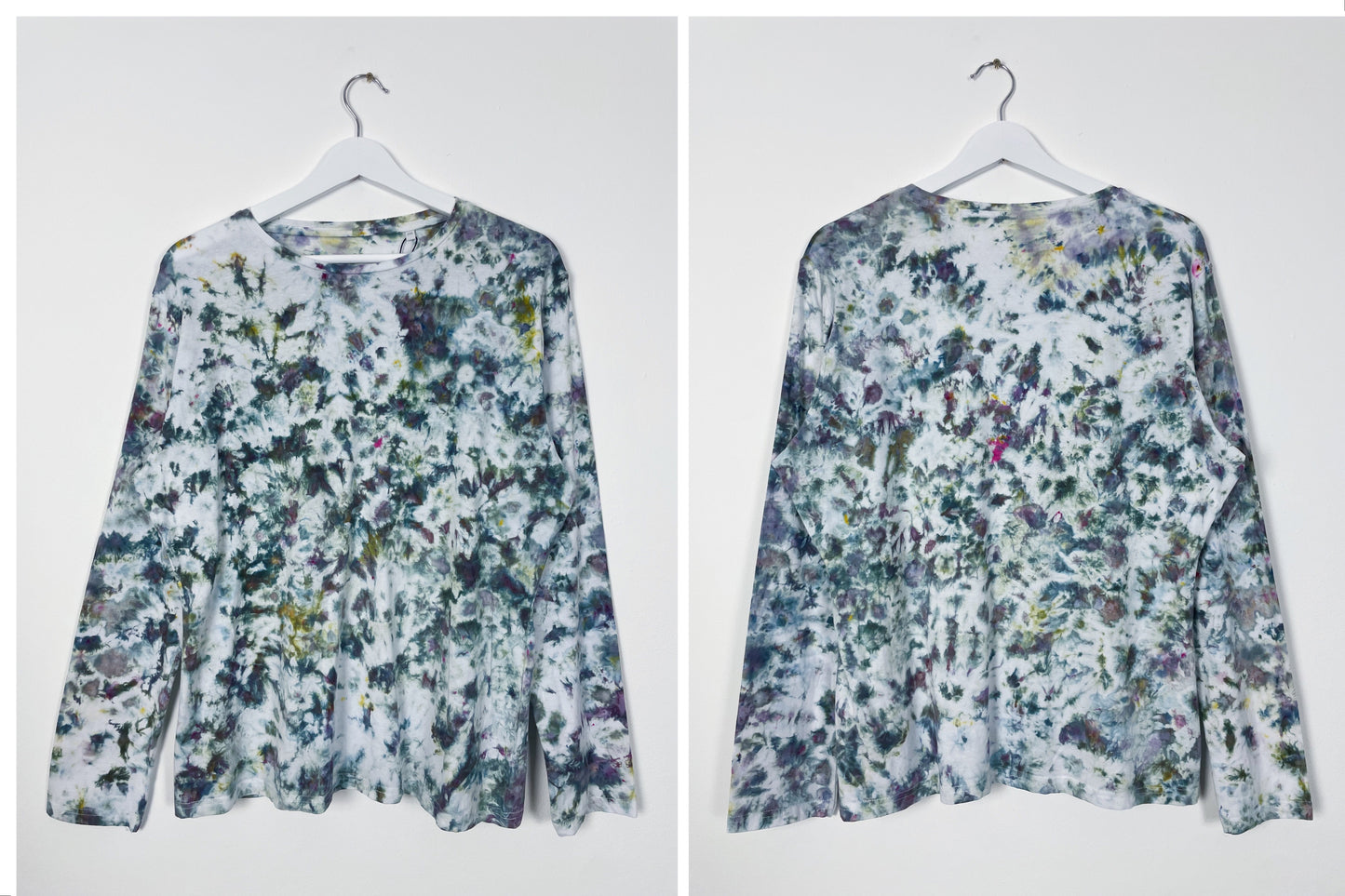 Ice Dye Longsleeve Top Cosmic Black
