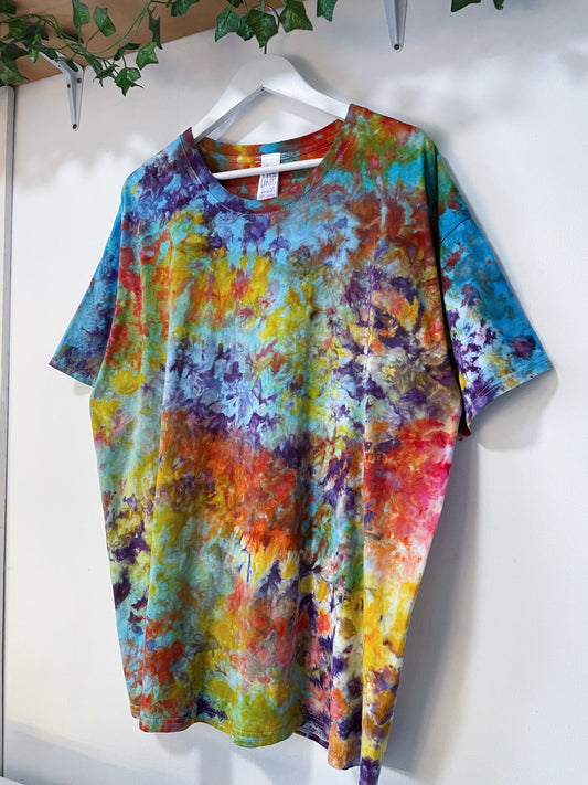 XXL | Rainbow Ice Dye T-Shirt