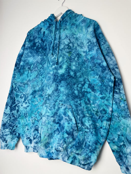 XXL | Ice Dye Ocean Hand Dyed Pullover Hoodie