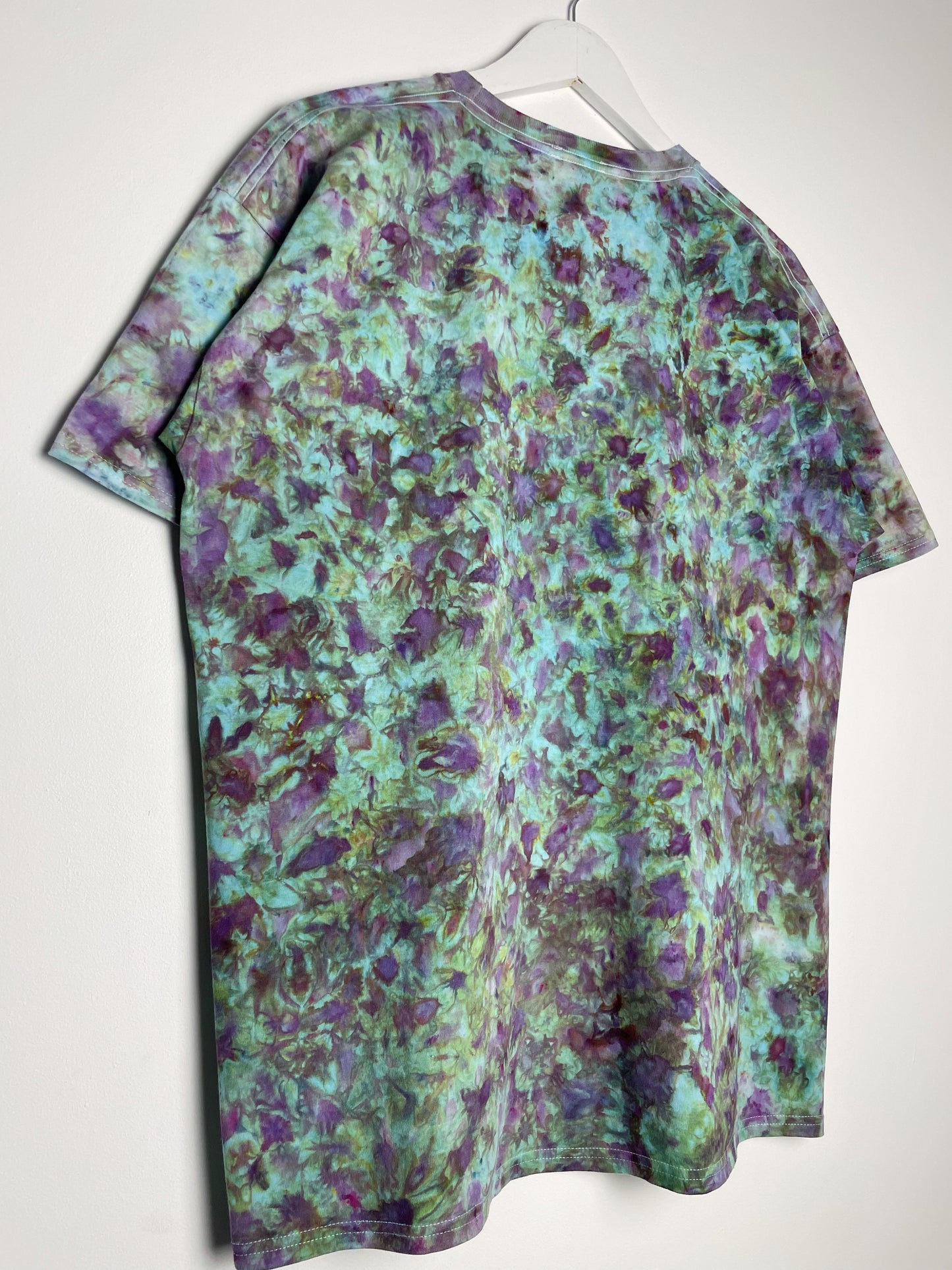 XL | Ice Dye Amethyst Jungle Hand Dyed Ice Tie Dye T-Shirt