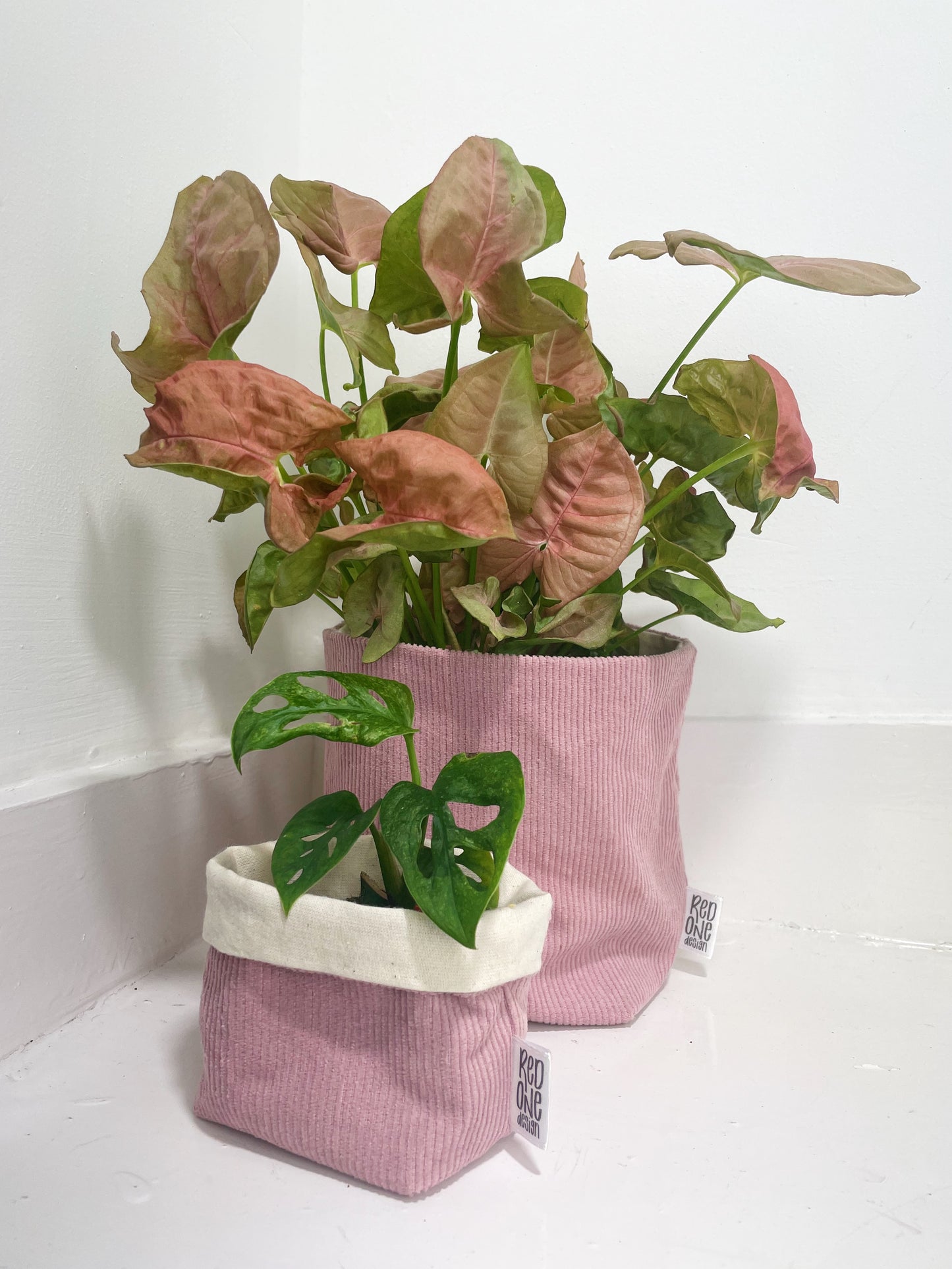 Handmade Corduroy Indoor Plant Pot Cover | Cord Houseplant Pot Sleeve