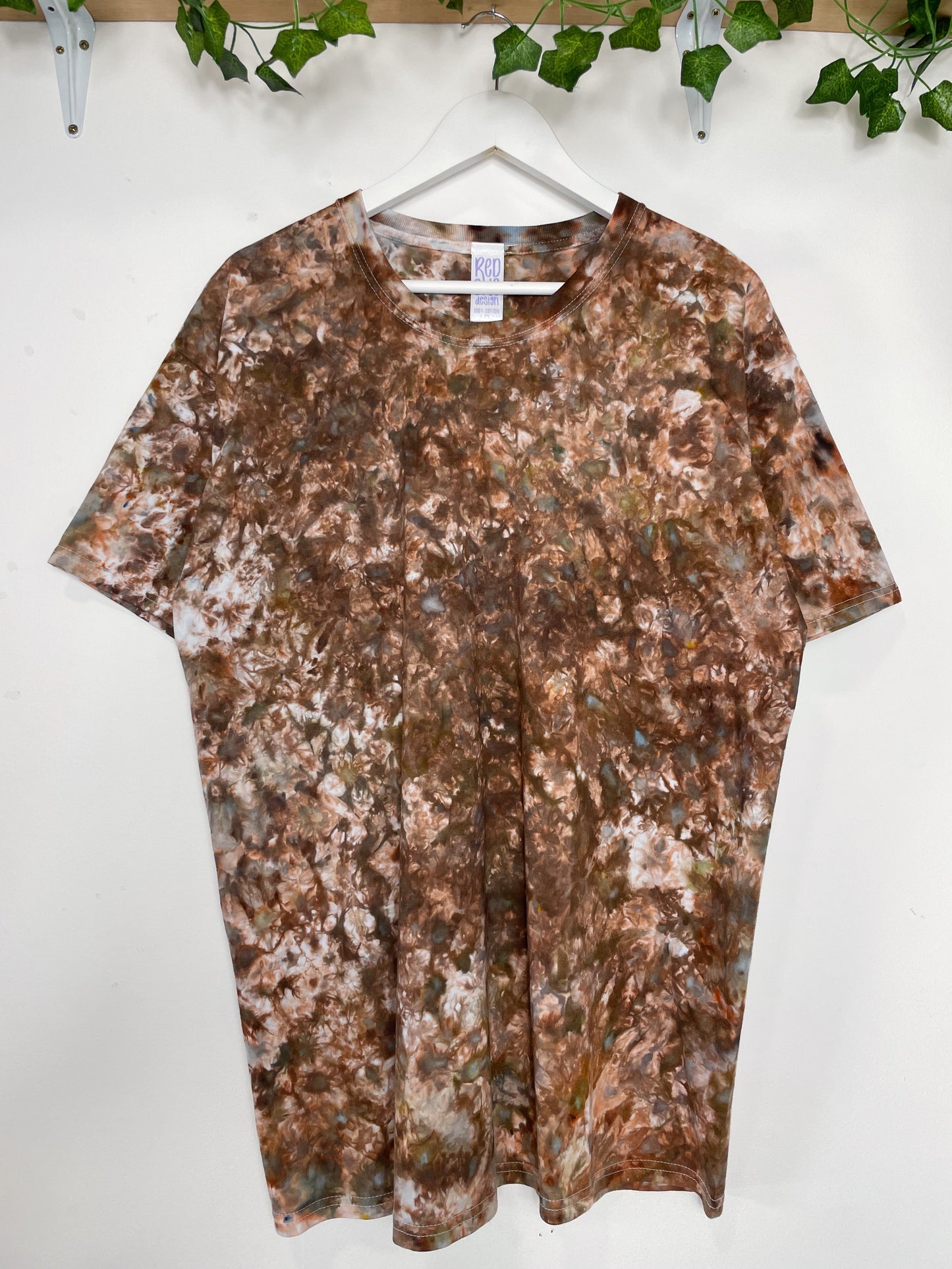 XL | Brown Ice Dye T-Shirt
