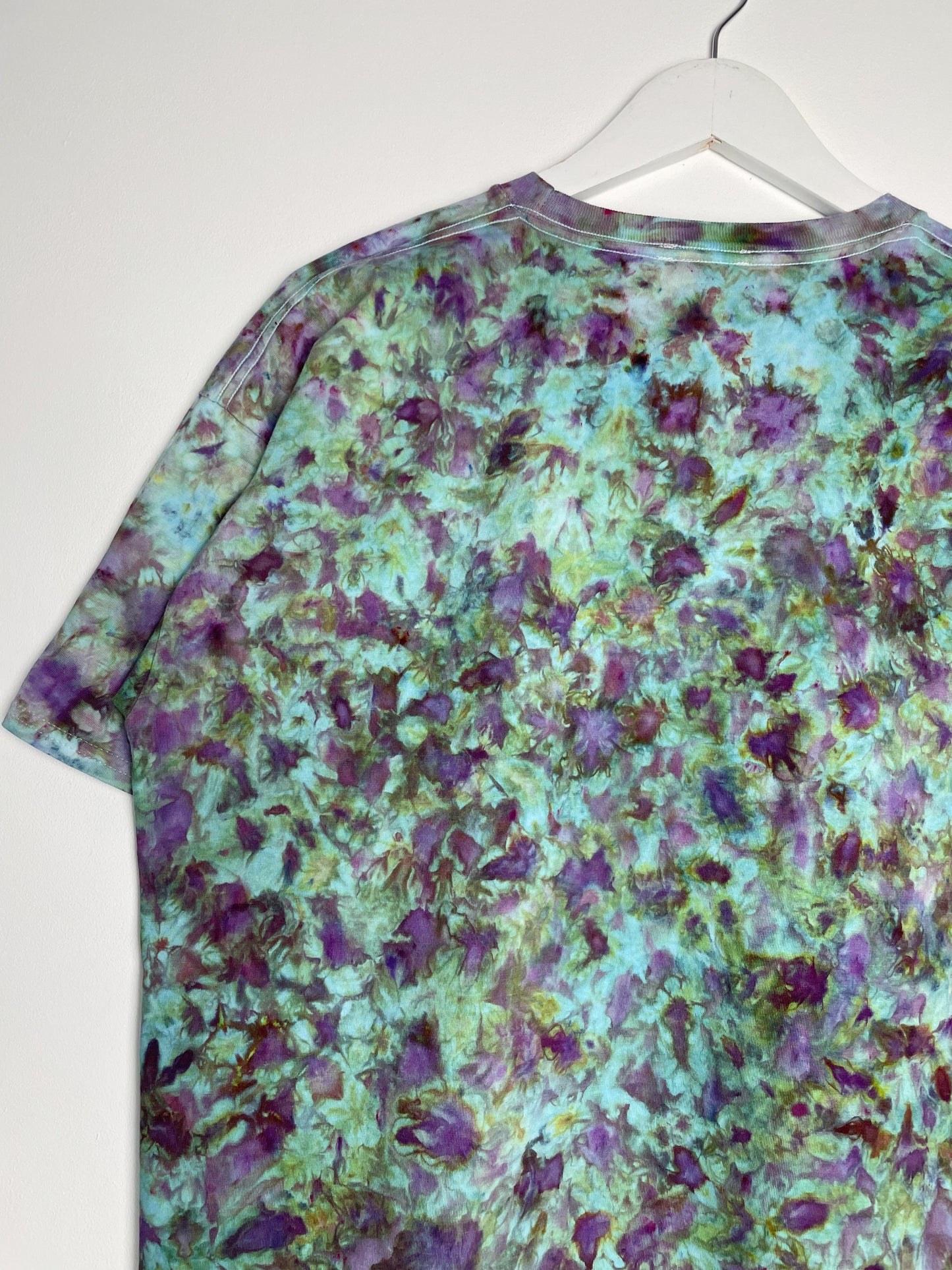 XL | Ice Dye Amethyst Jungle Hand Dyed Ice Tie Dye T-Shirt