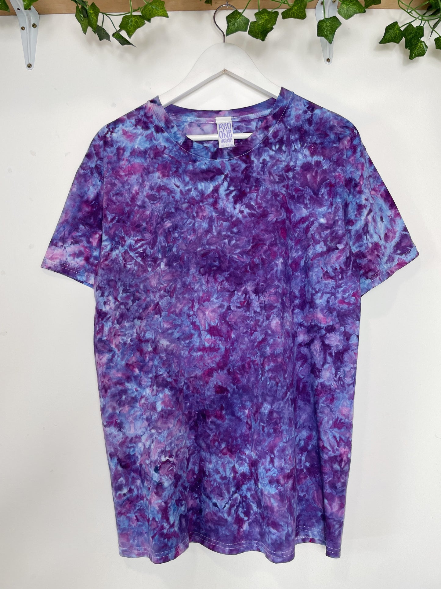 L | Purple Ice Dye T-Shirt