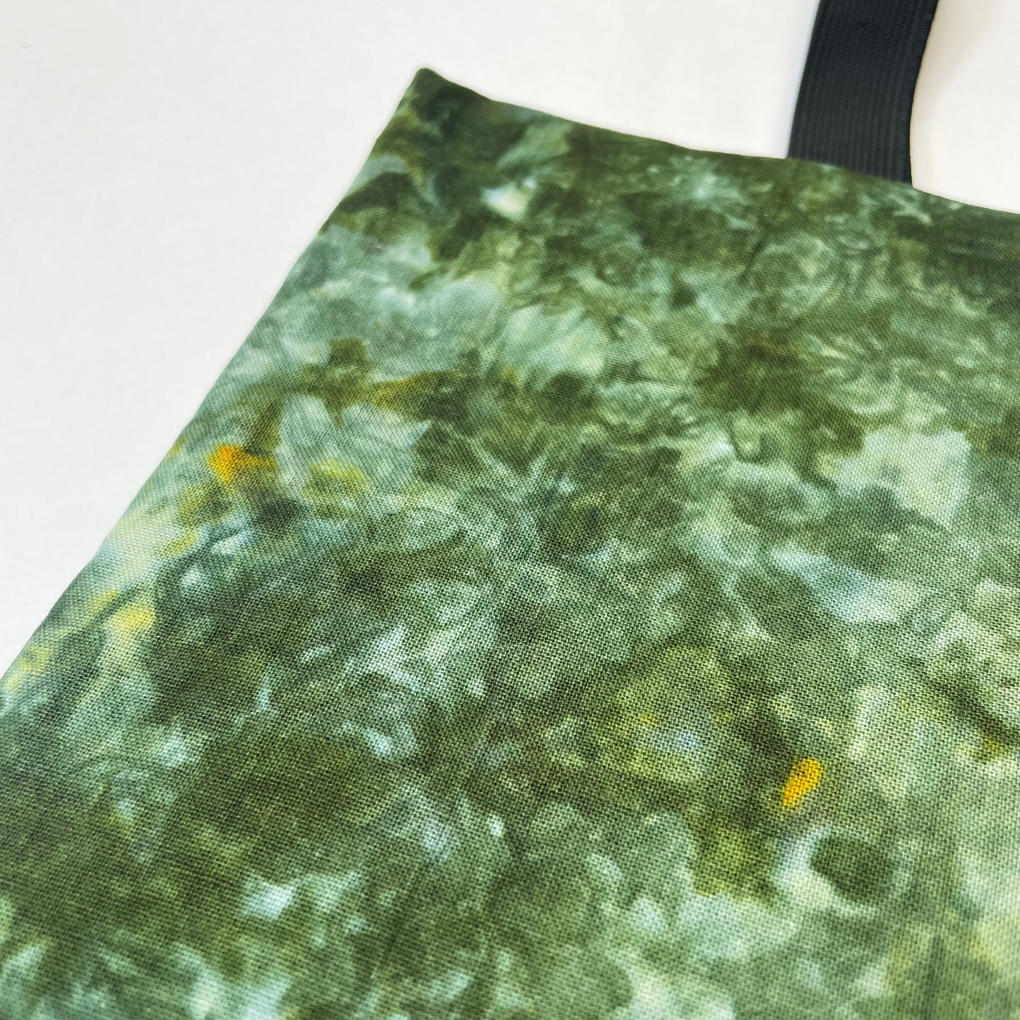 Handmade Dark Green Ice Dyed Tobacco Pouch