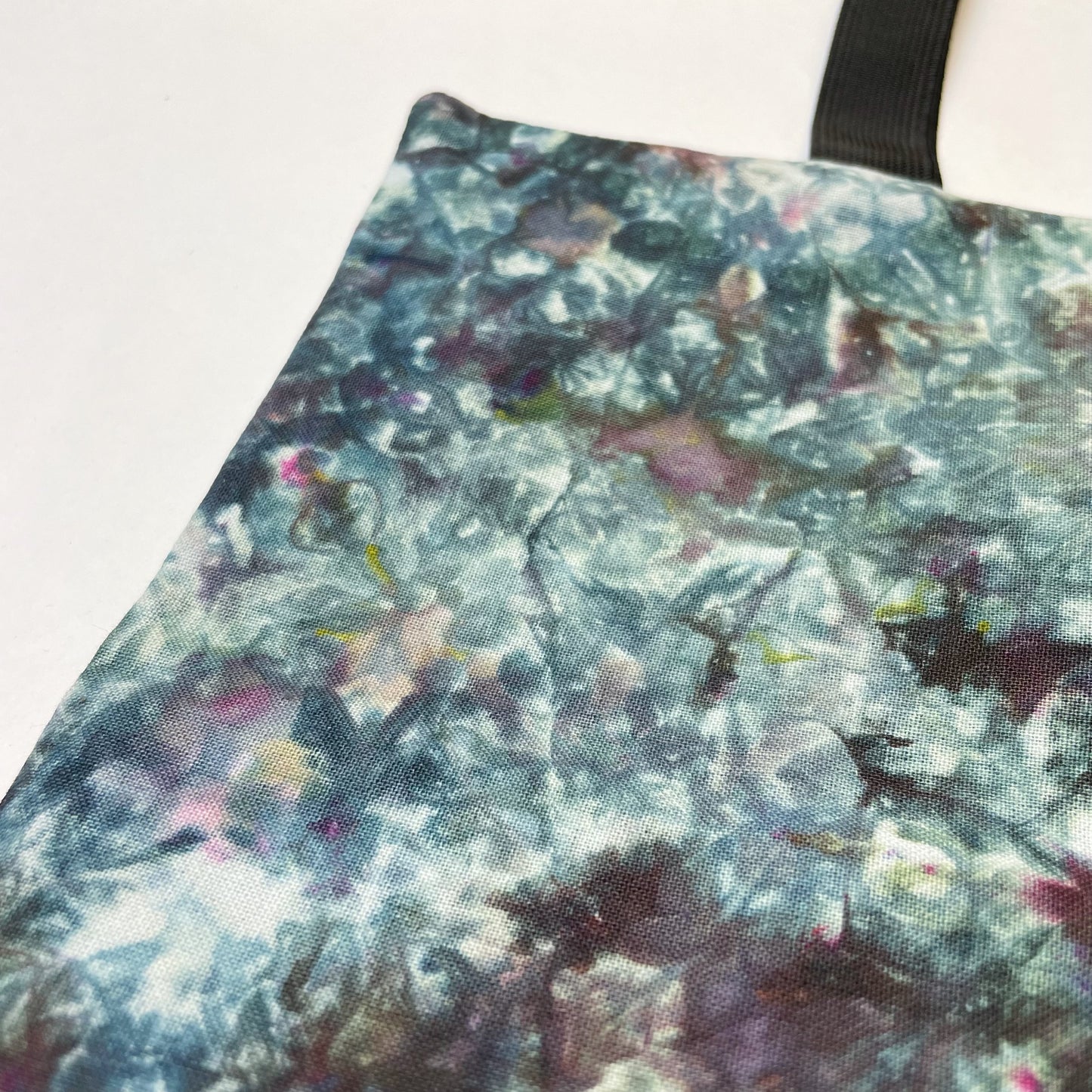 Handmade Cosmic Black Ice Dyed Tobacco Pouch