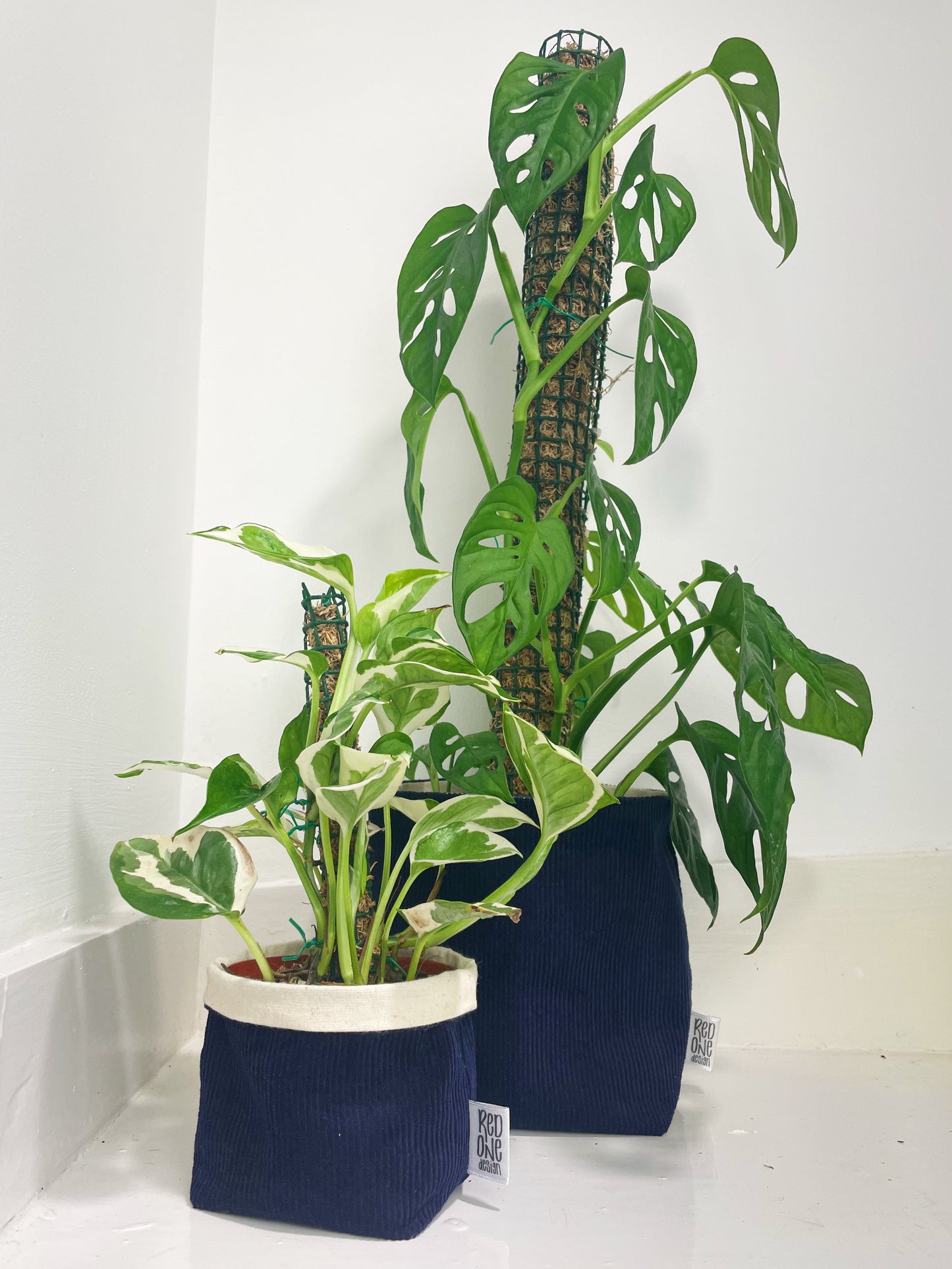 Handmade Corduroy Indoor Plant Pot Cover | Cord Houseplant Pot Sleeve