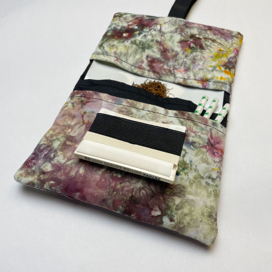 Handmade Ice Dyed Tobacco Pouch