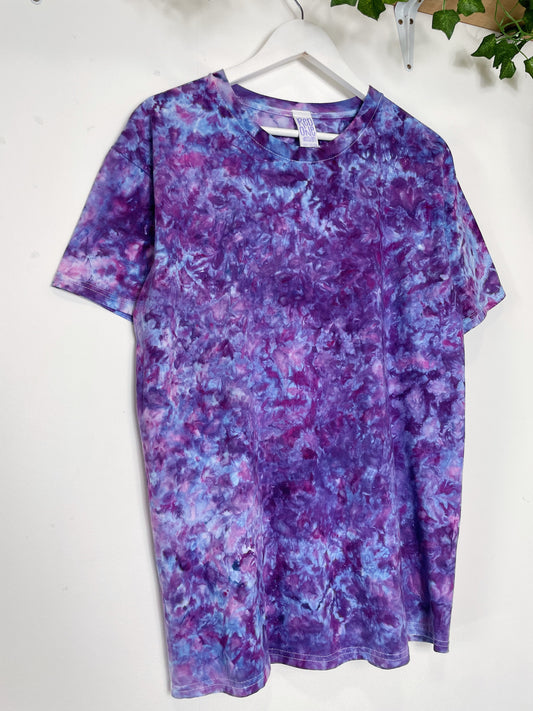 L | Purple Ice Dye T-Shirt