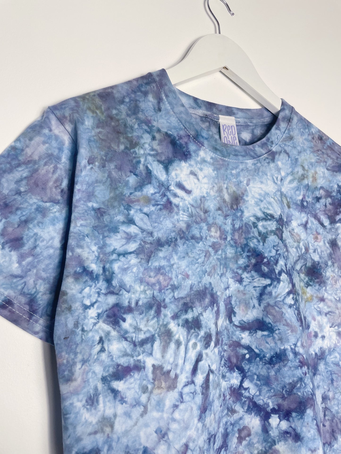 S | Frozen Waves Hand Dyed Ice Dye T-Shirt