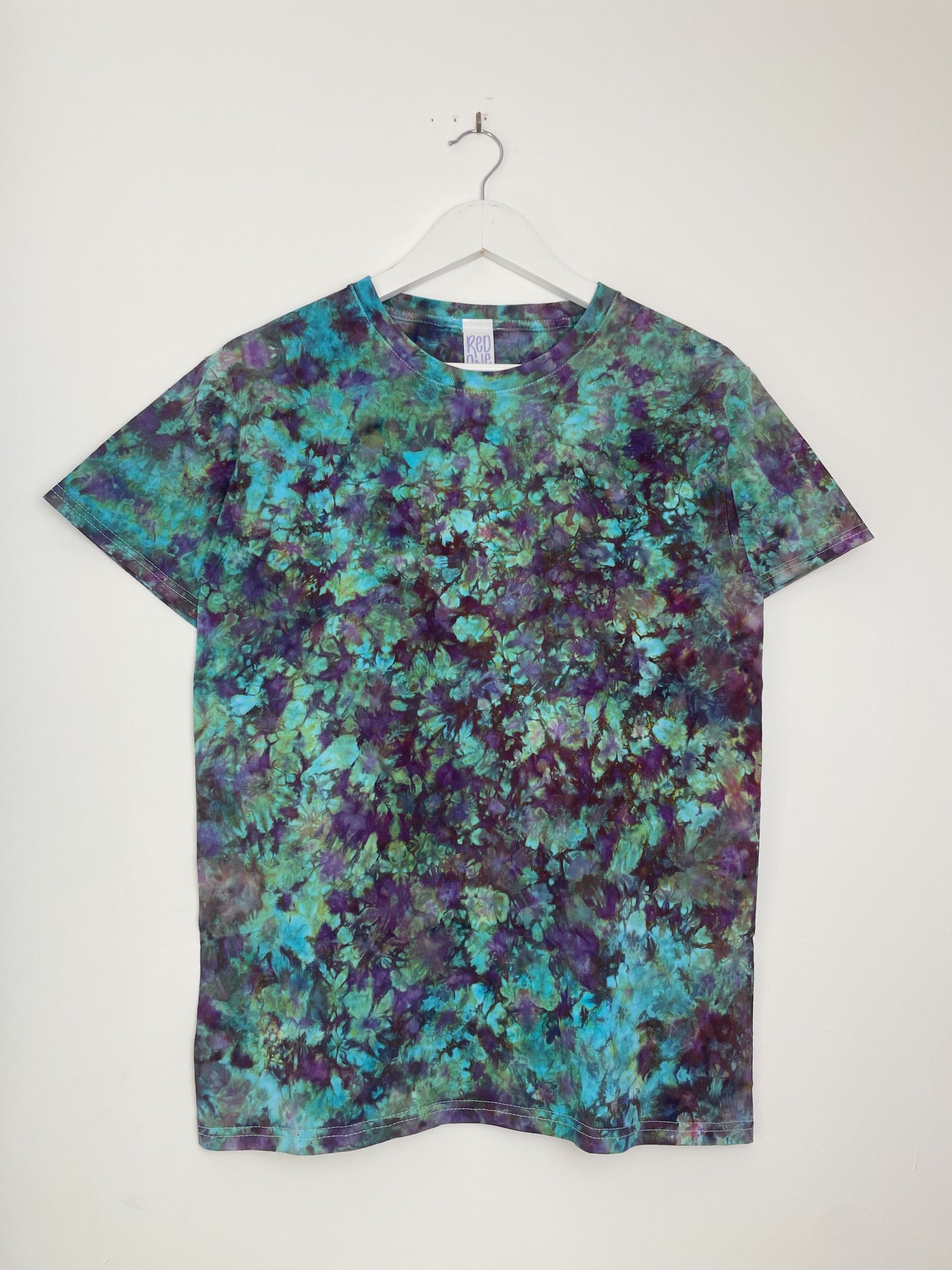 S | Blue Purple Ice Dye T-Shirt