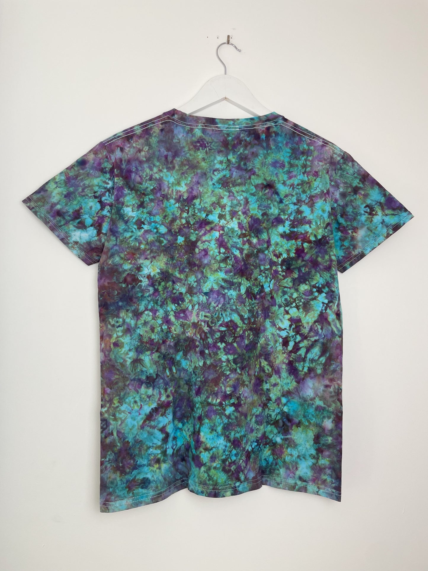 S | Blue Purple Ice Dye T-Shirt