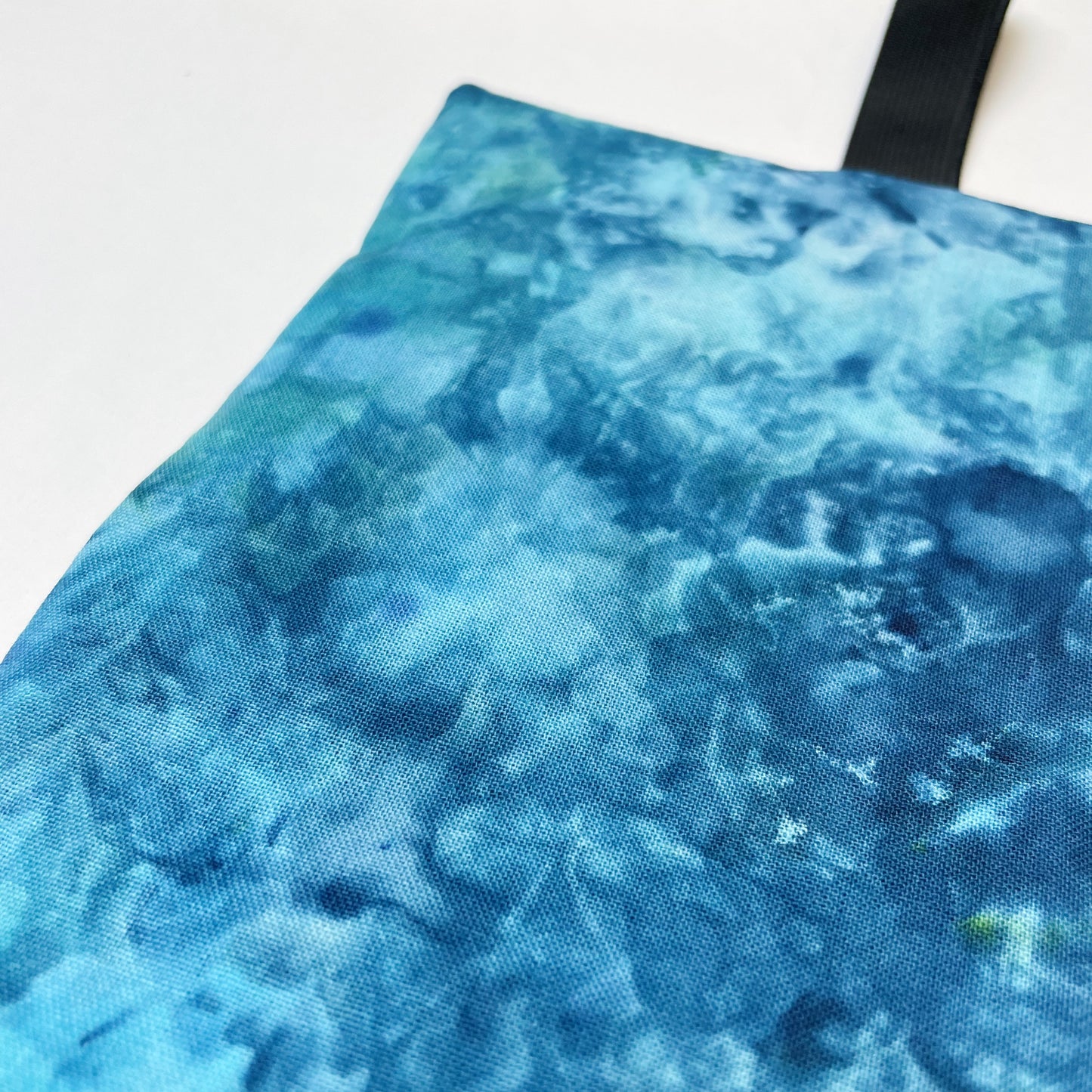 Handmade Ocean Blue Ice Dye Tobacco Pouch