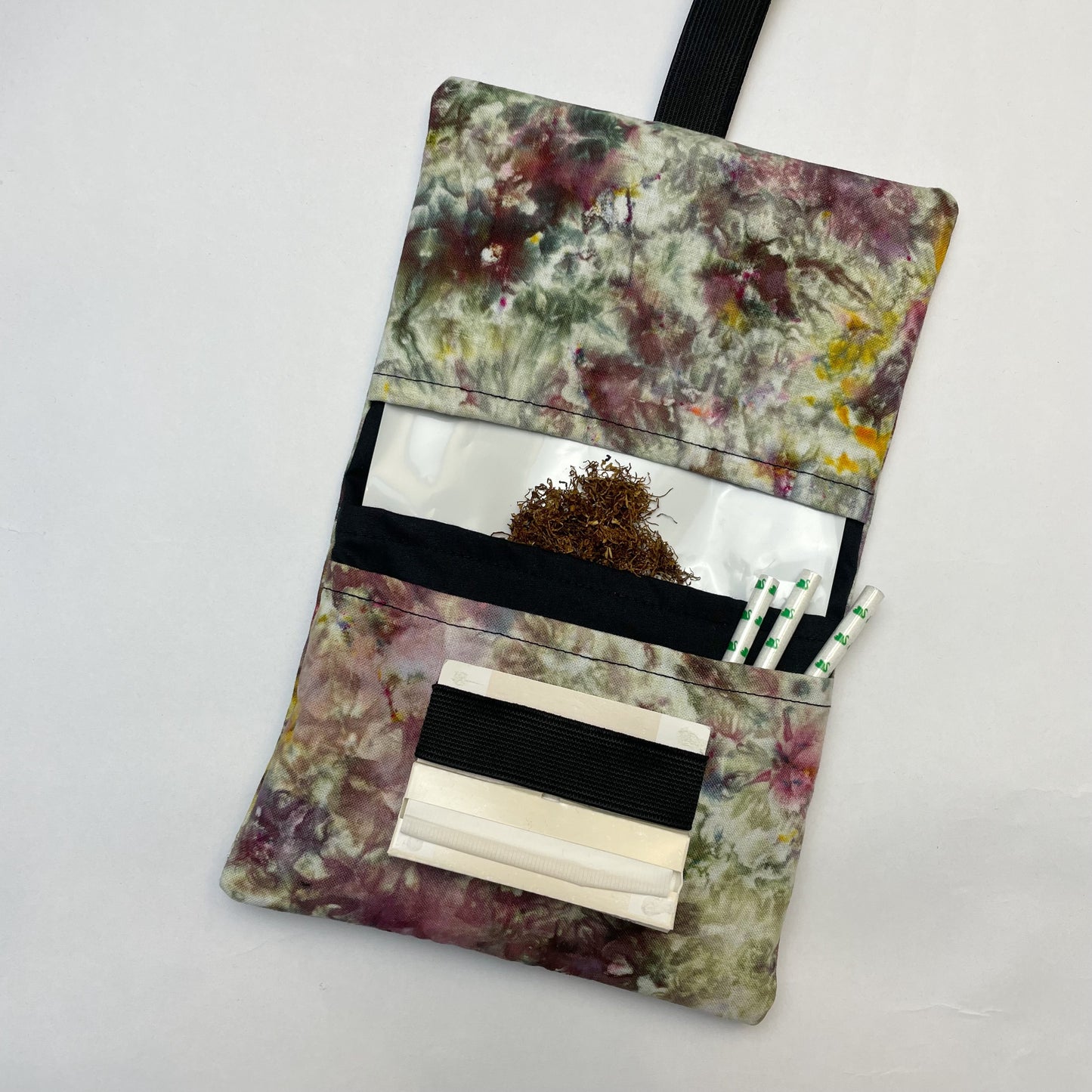 Handmade Ice Dyed Tobacco Pouch