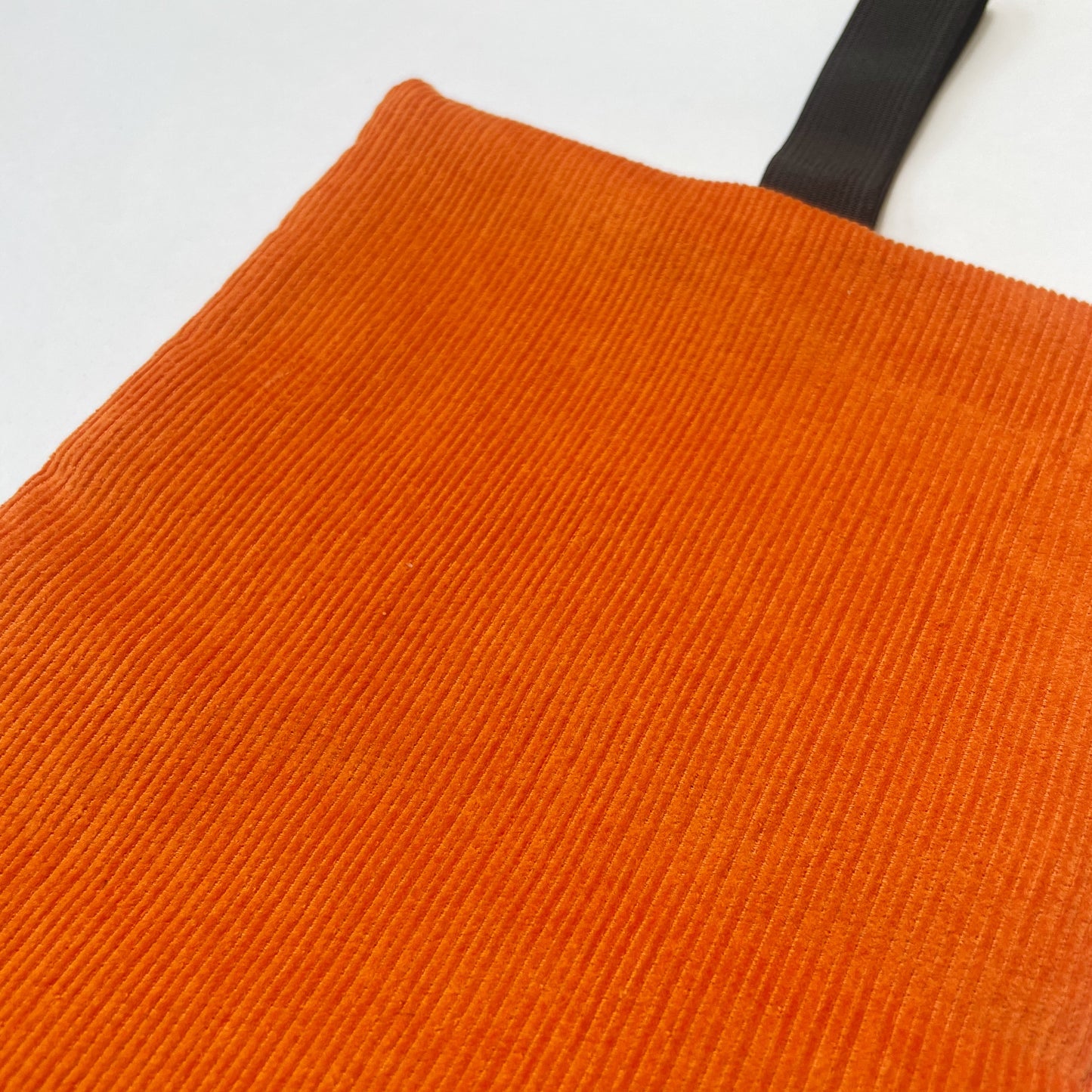 Handmade Orange Corduroy Tobacco Pouch