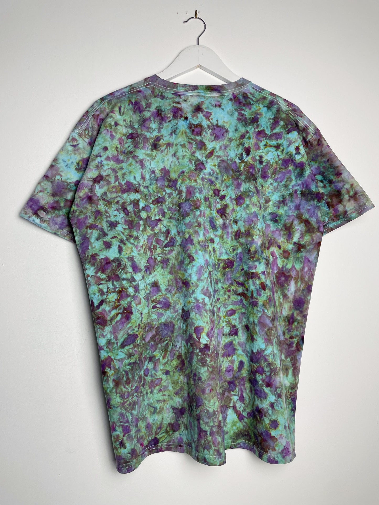 XL | Ice Dye Amethyst Jungle Hand Dyed Ice Tie Dye T-Shirt