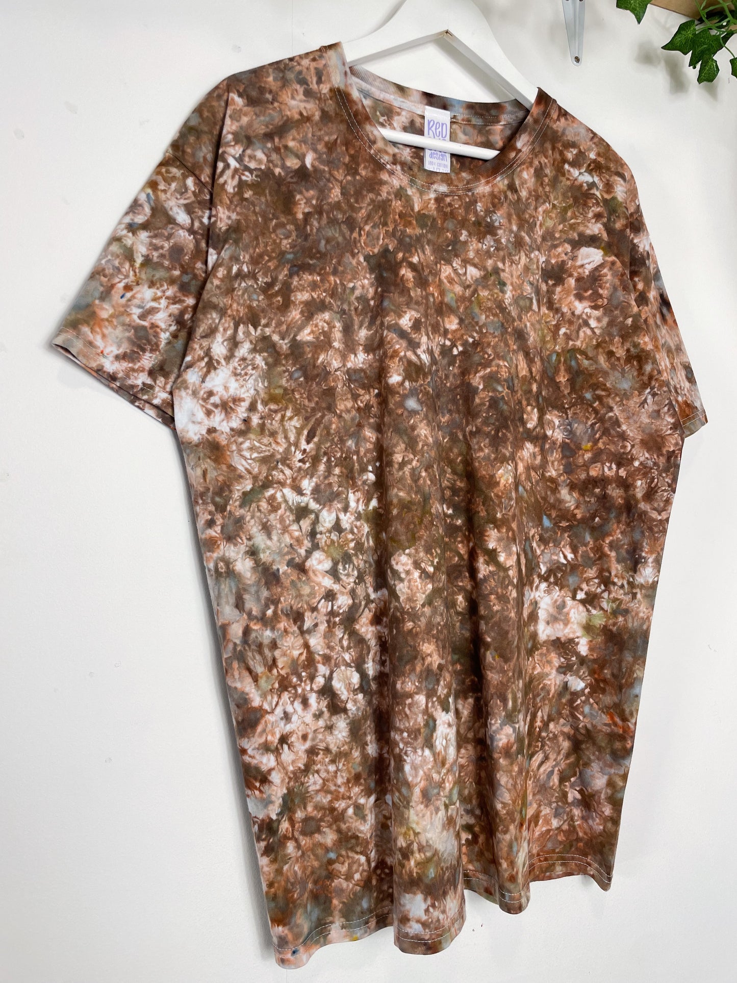 XL | Brown Ice Dye T-Shirt