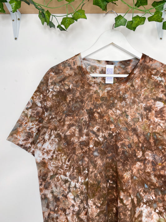 XL | Brown Ice Dye T-Shirt