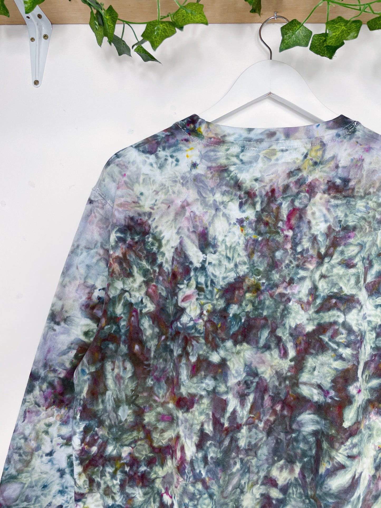 M | Ice Dye Cosmic Black Hand Dyed Sweatshirt