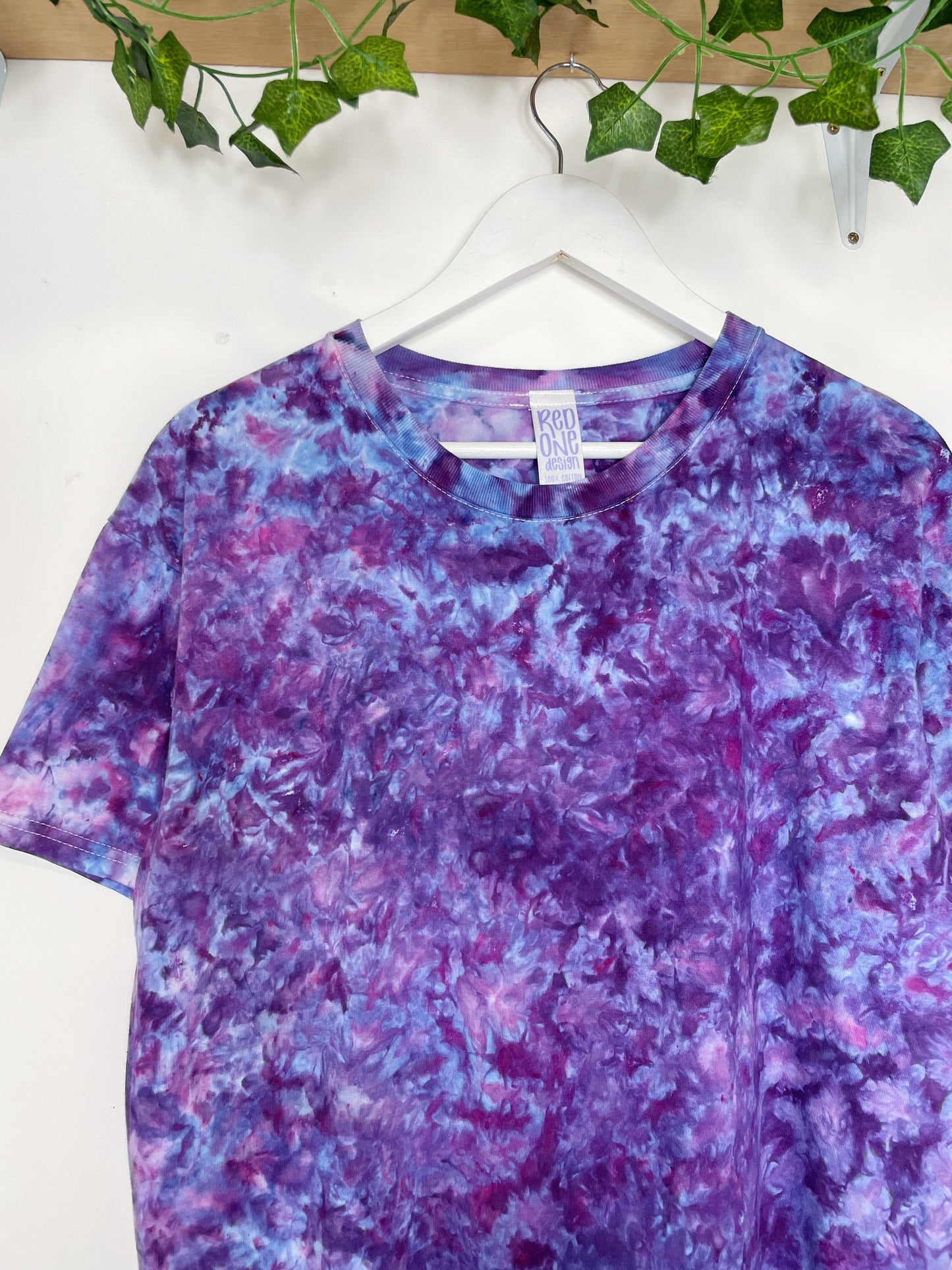 L | Purple Ice Dye T-Shirt