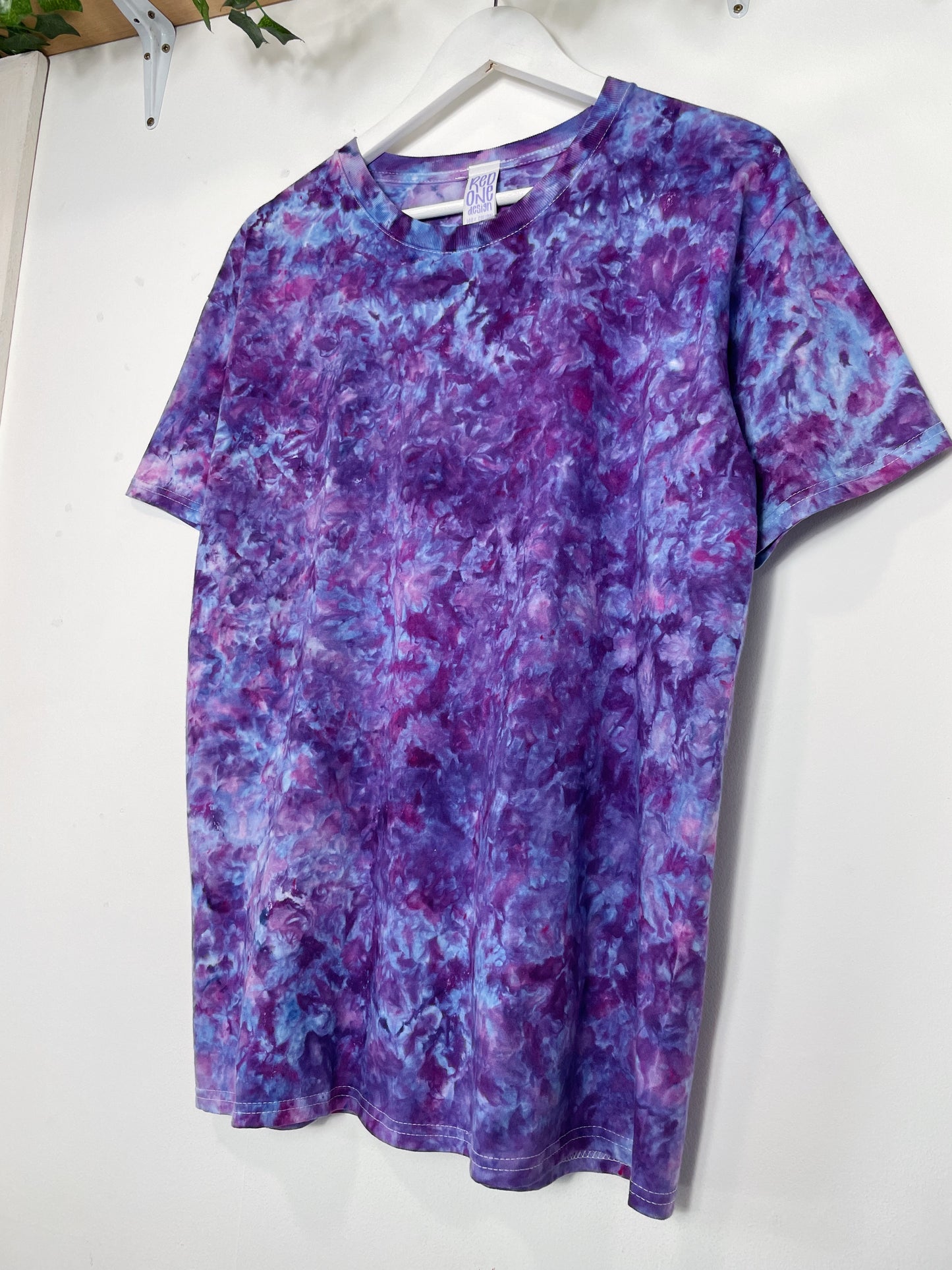 L | Purple Ice Dye T-Shirt