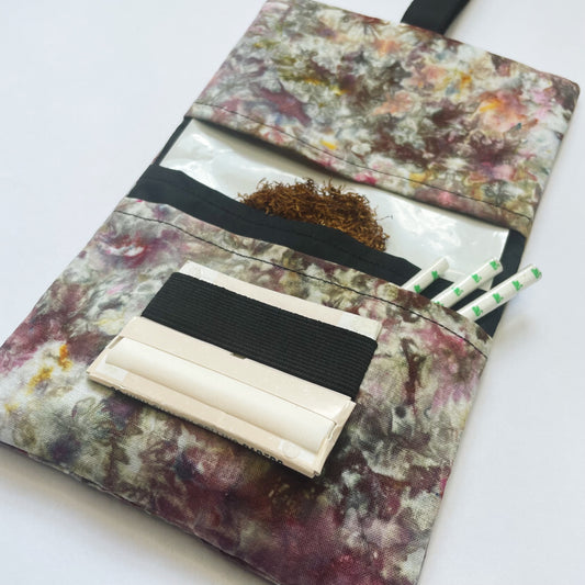 Handmade Ice Dyed Tobacco Pouch