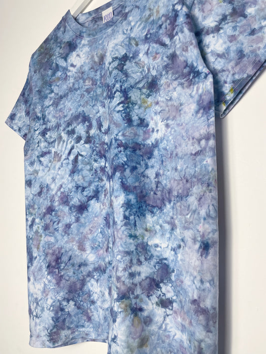 S | Frozen Waves Hand Dyed Ice Dye T-Shirt