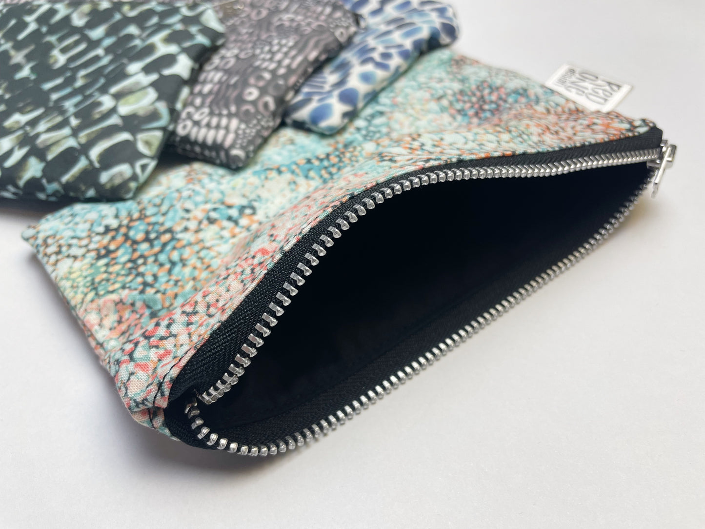 Handmade Zip Pouch | Printed Pencil Case | Small Coin Purse Make-up Pouch
