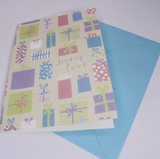 Sending Love Greetings Card