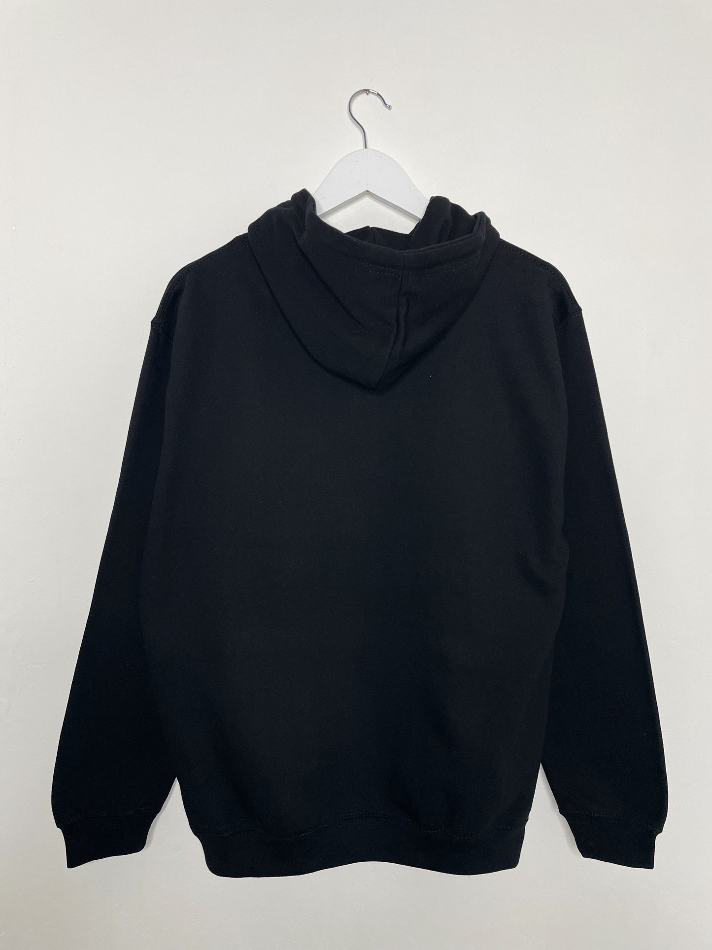 Hand Embroidered Abstract Face Pullover Hoodie