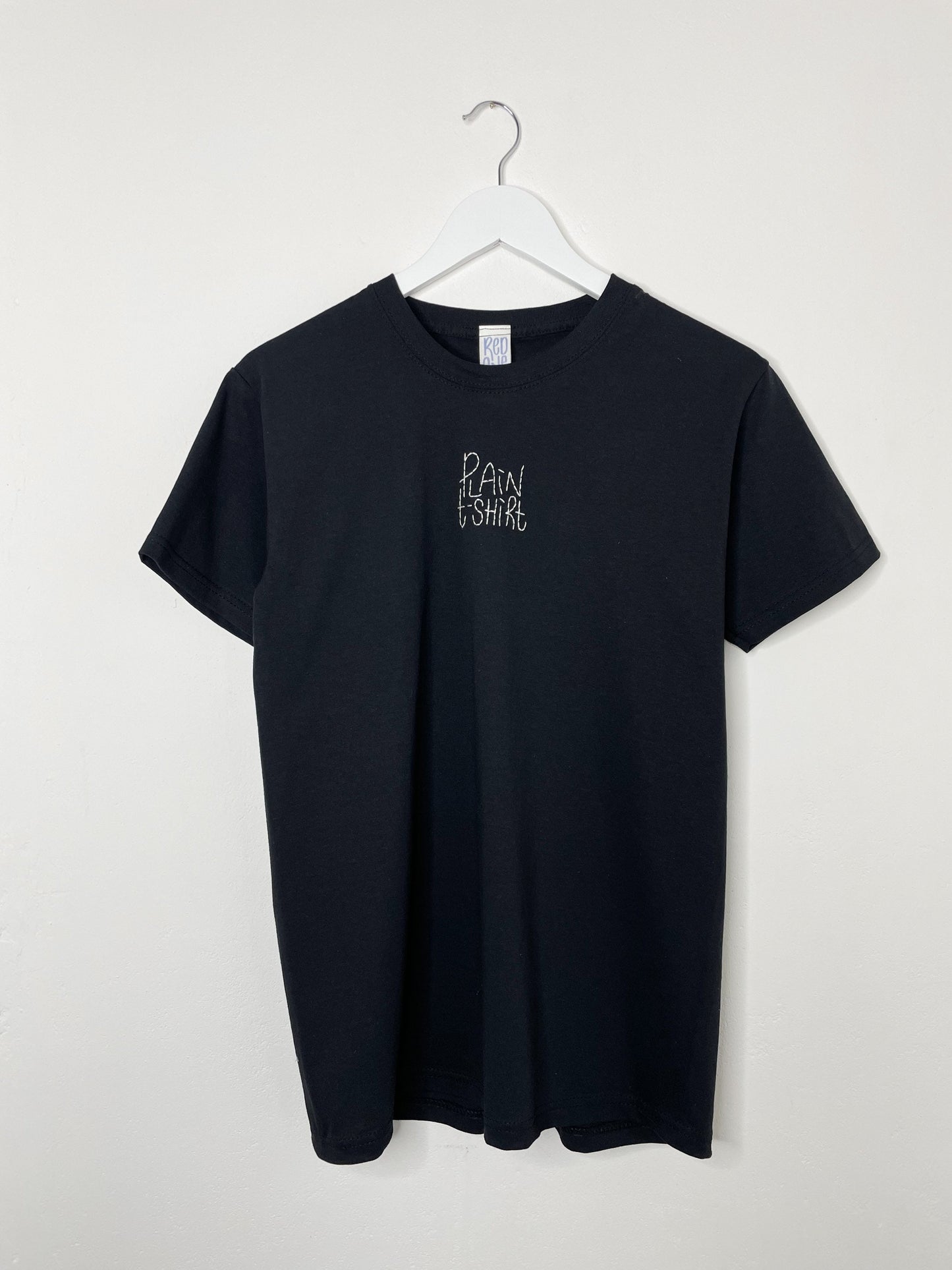 Plain T-Shirt - Hand Embroidered Unisex T-Shirt
