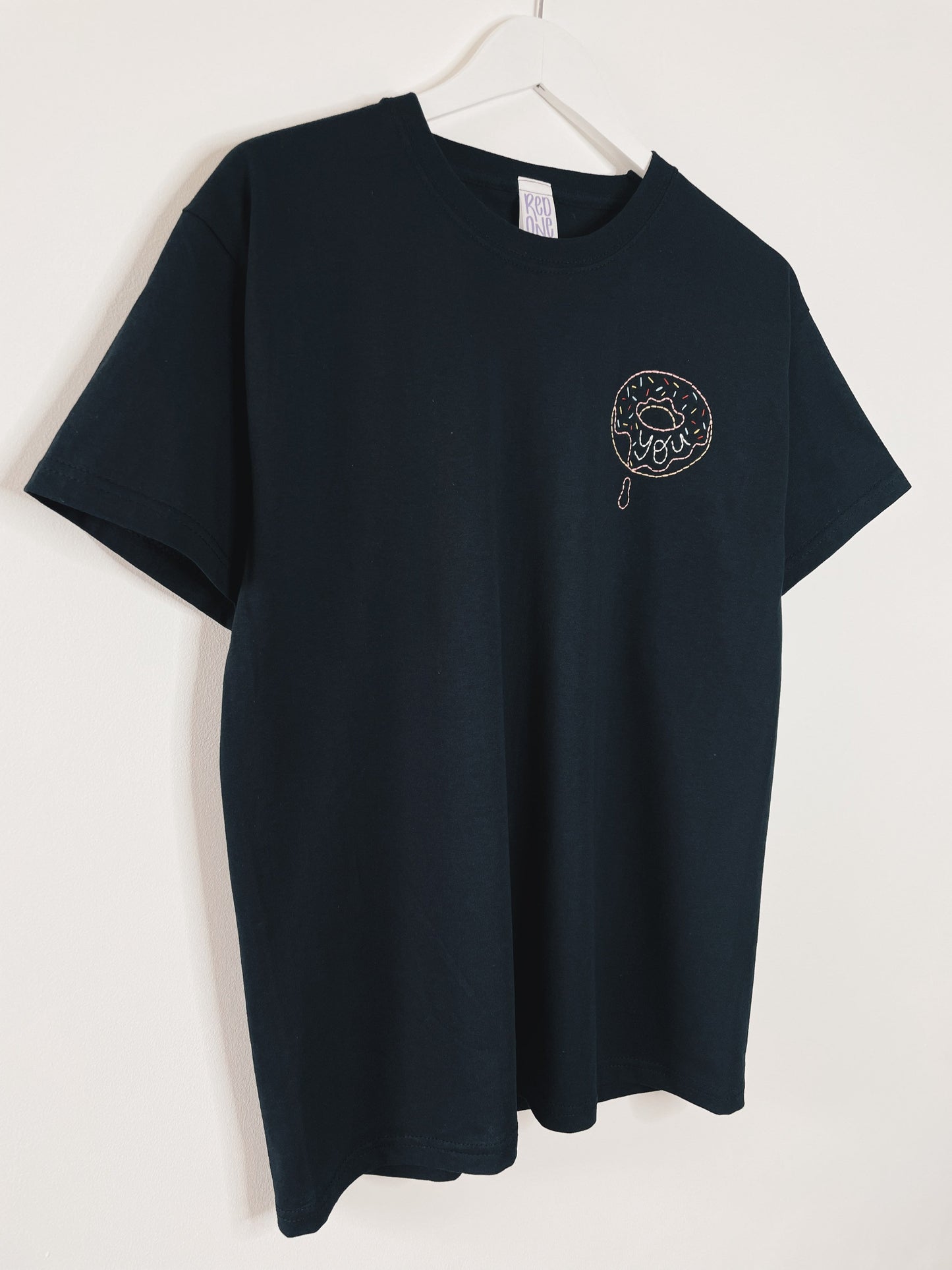 You Donut | Hand Embroidered Unisex T-Shirt