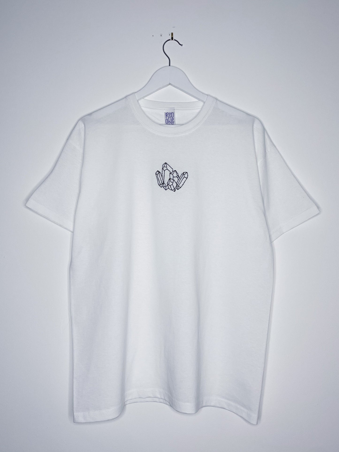 Crystal - Hand Embroidered Unisex T-shirt