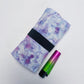 Handmade Ice Dye Tobacco Pouch | Lilac Tobacco Storage Cover