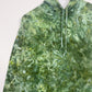 XXL | Ice Dye Green Hand Dyed Pullover Hoodie