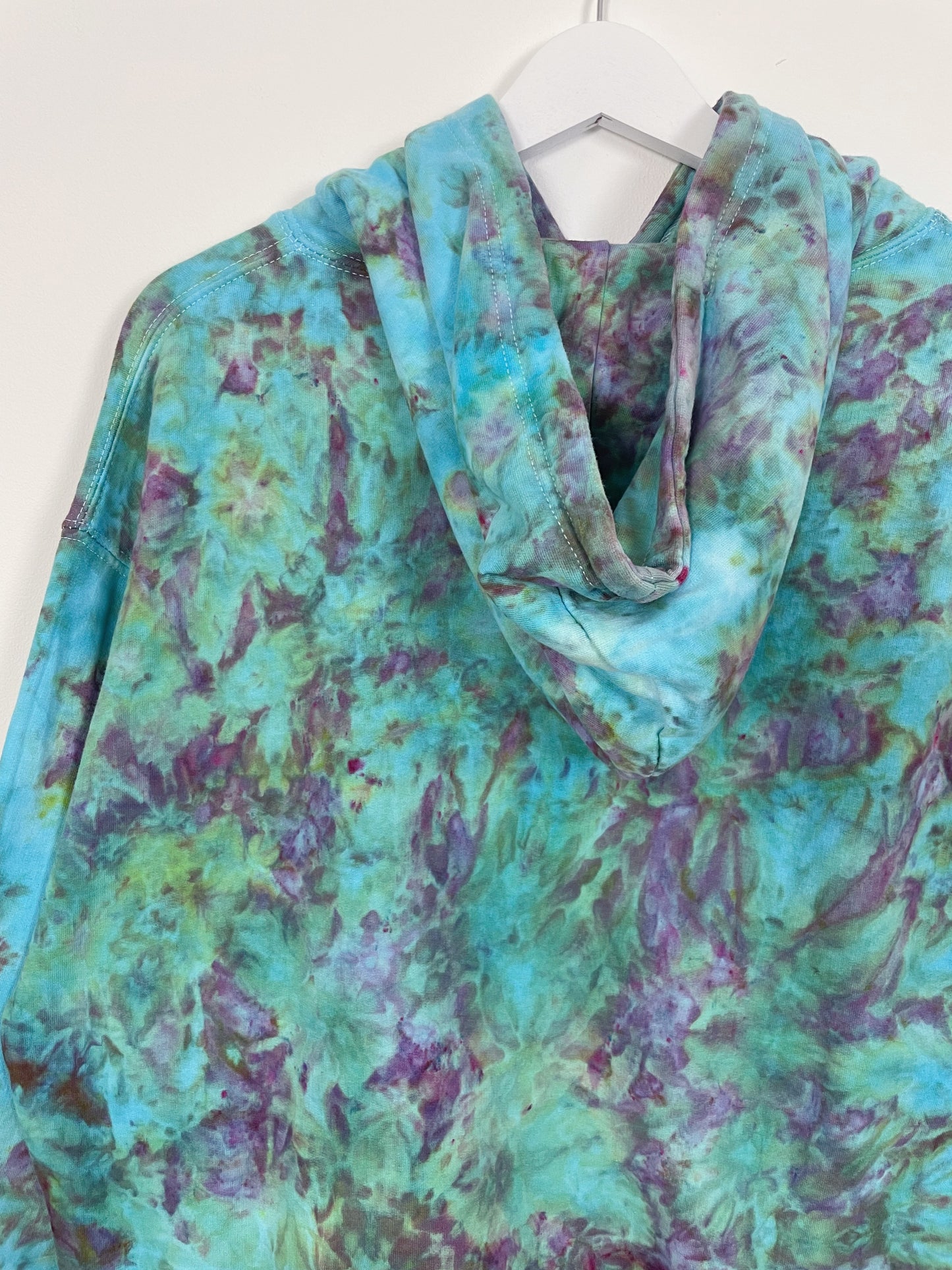XL | Ice Dye Hand Dyed Pullover Hoodie