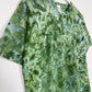 M | Ice Dye Dark Green Hand Dyed Ice Tie Dye T-Shirt