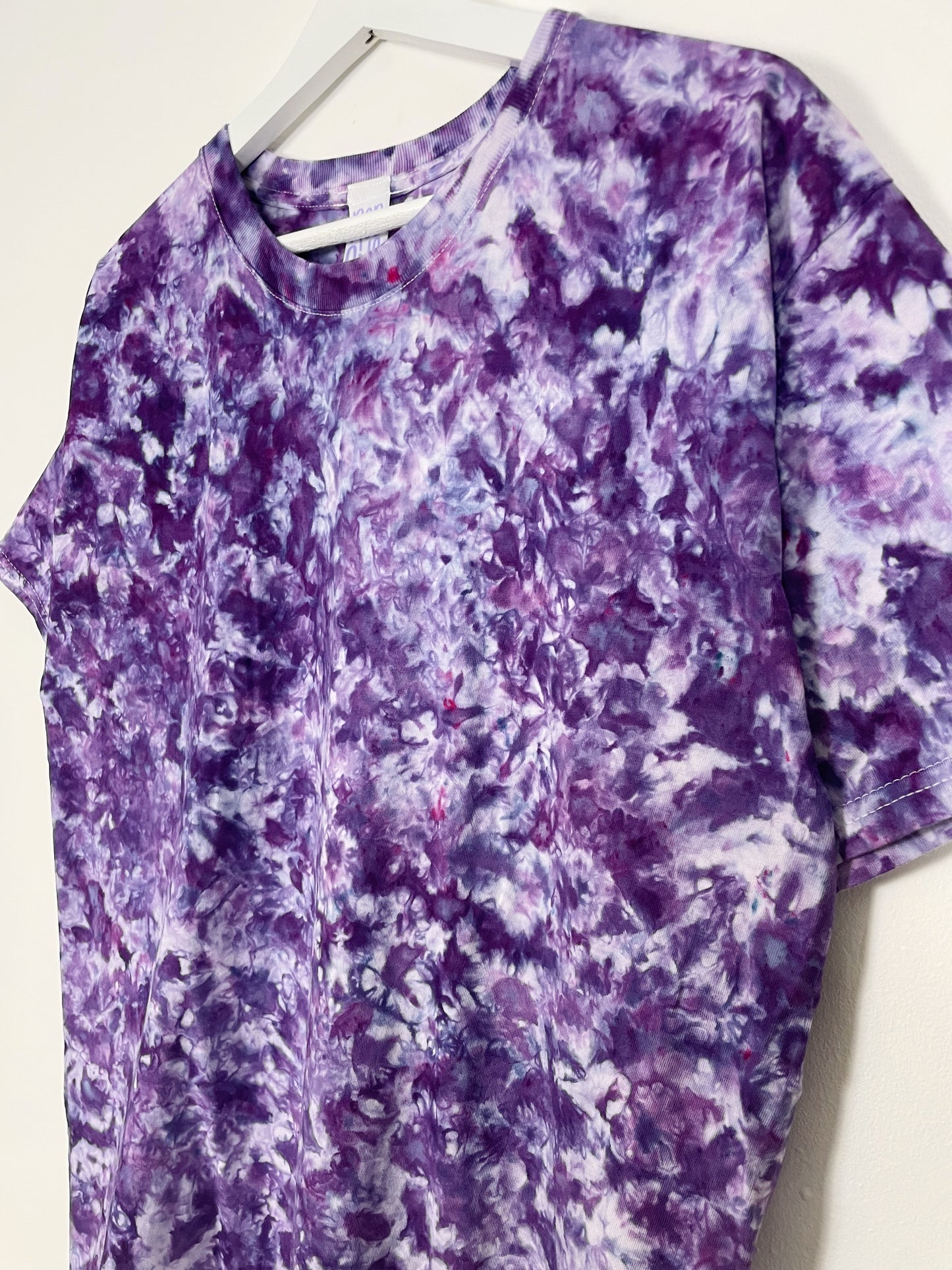 L | Purple Ice Dye T-Shirt