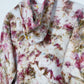 M | Ice Dye Dusty Pink and Brown Hand Dyed Pullover Hoodie