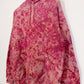M | Ice Dye Crushed Raspberry Hand Dyed Pullover Hoodie