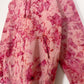 S | Ice Dye Crushed Raspberry Hand Dyed Pullover Hoodie