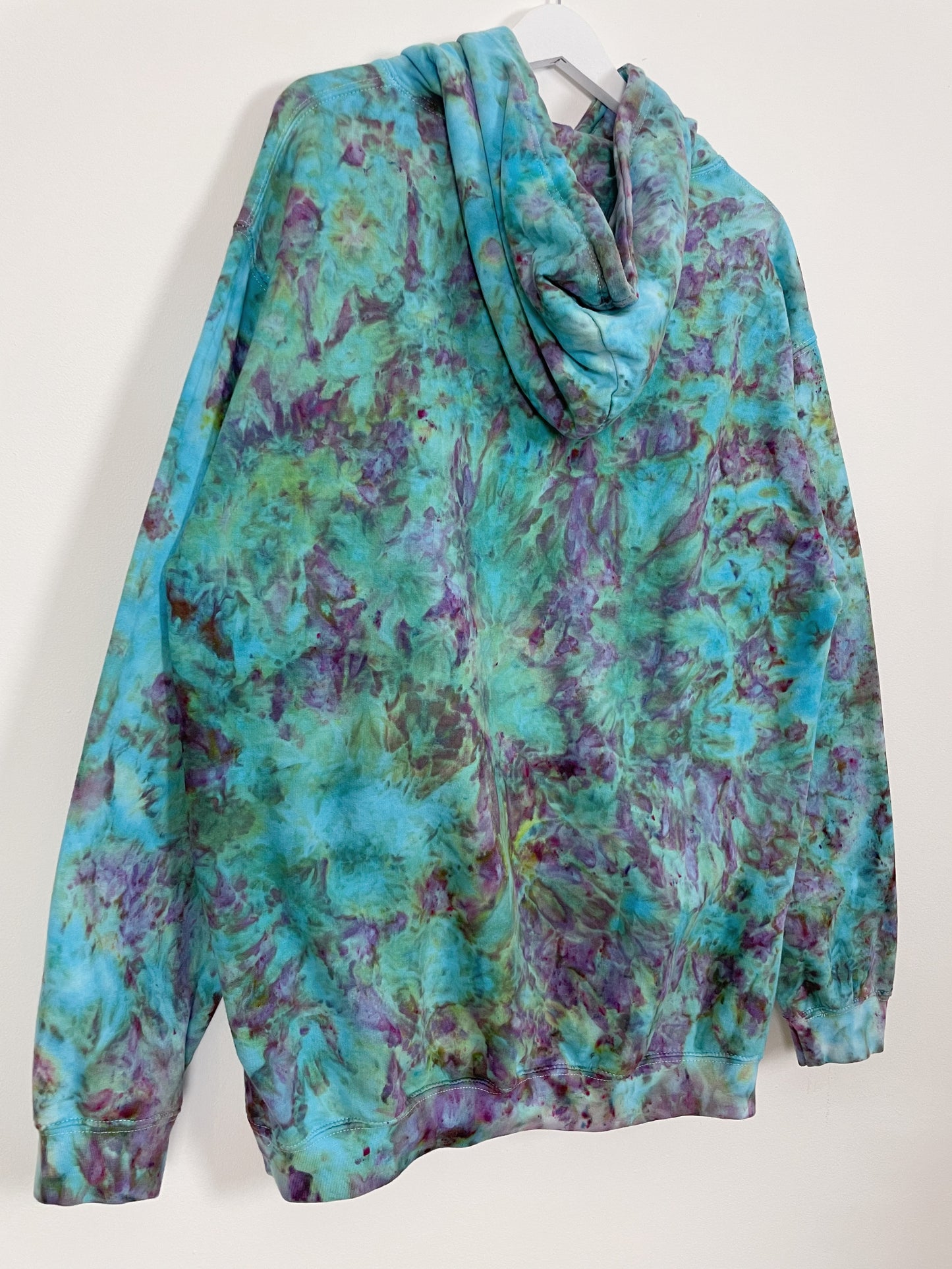 XL | Ice Dye Hand Dyed Pullover Hoodie