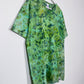L | Ice Dye Green Hand Dyed Ice Tie Dye T-Shirt